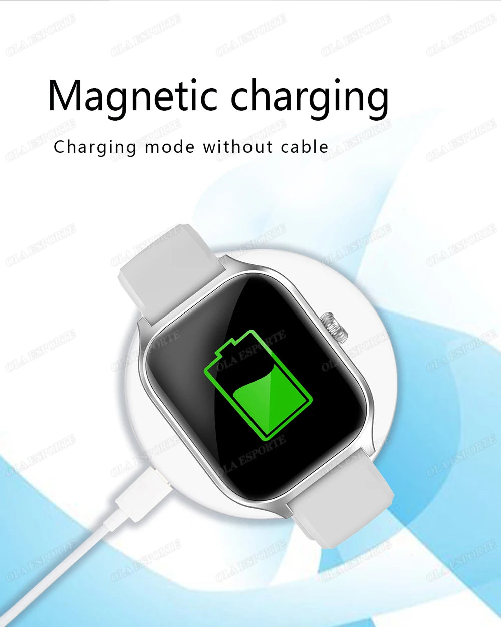 Smart Watch For Android IOS 1.83inch HD Display Bluetooth, Appel, Message, Alerte, Music, Sports, Multiple Mode Smartwatch Ht30