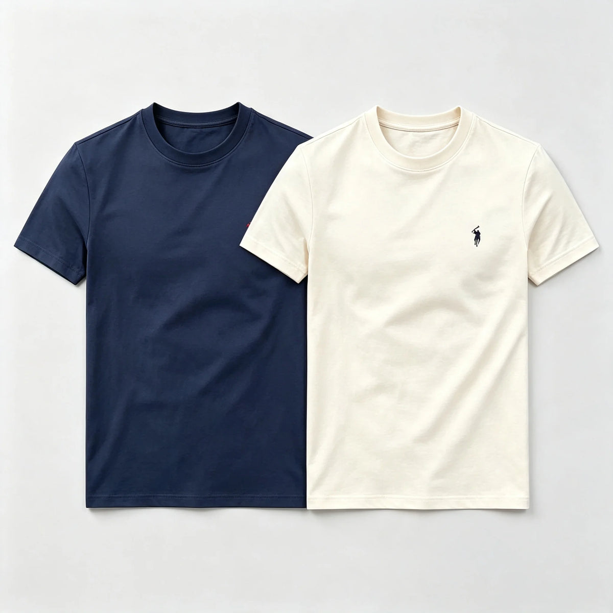 Ralph Lauren T-shirt 100% Pure Cotto, 2 Pieces