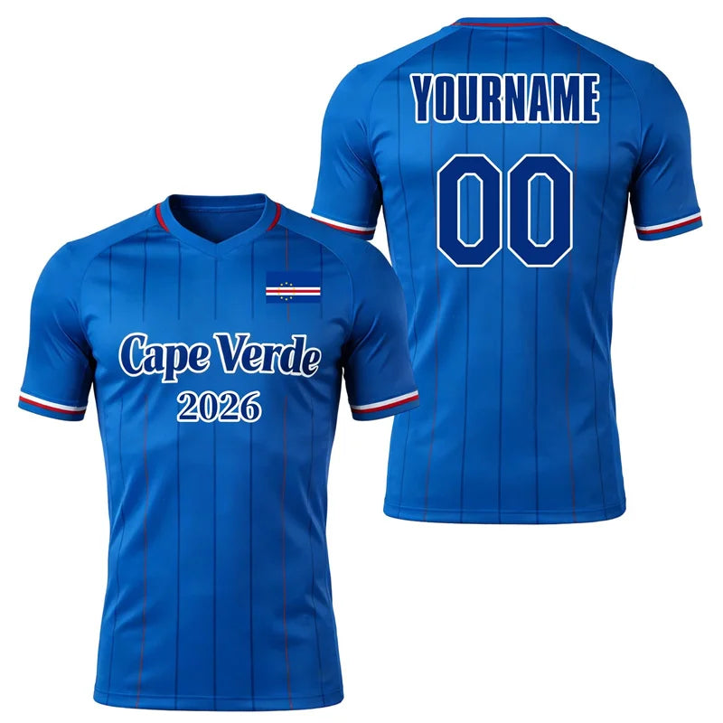 2026 Algeria Congo Japan Curacao Flag Football T Shirt Custom Name Number Printed Short Sleeve Casual Oversized Tops