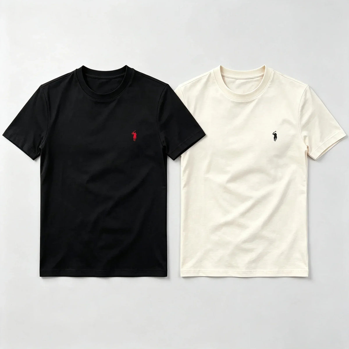 Ralph Lauren T-shirt 100% Pure Cotto, 2 Pieces