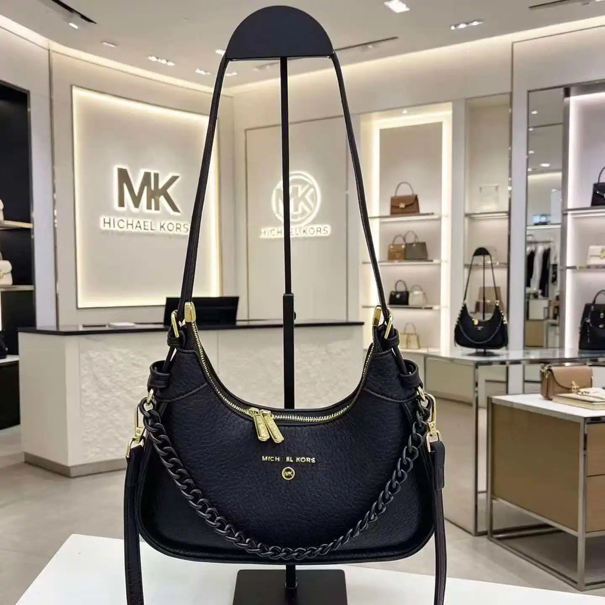 MICHAEL KORS MK Authentic Brand Sammy 2026 New Series Various Bags Fashionable Women's Small Underarm Bag Crossbody Bag