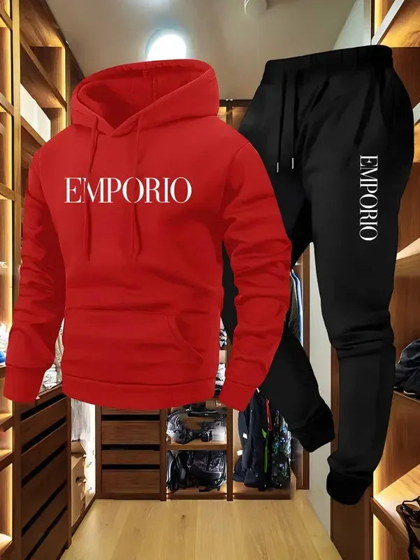 2025 EMPORIO Pull à capuche+pantalon jogging
