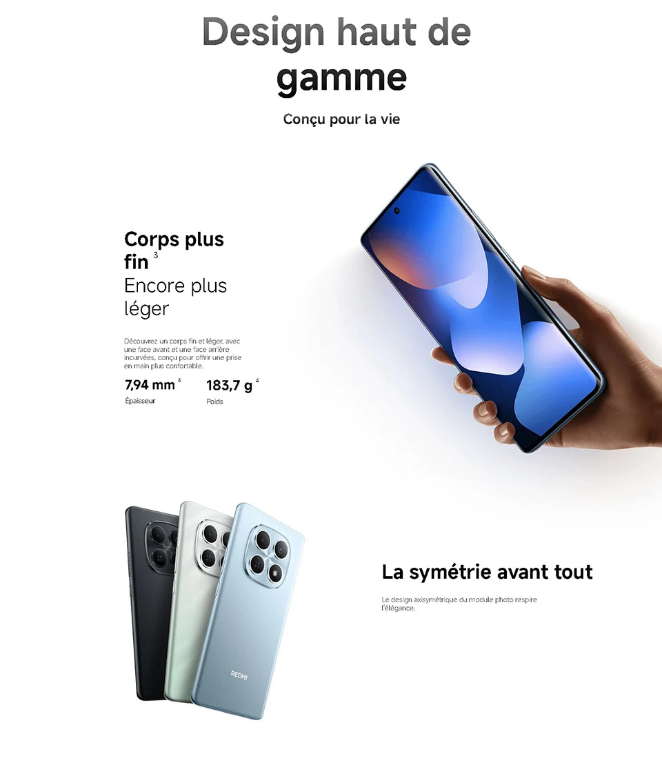Xiaomi Redmi Note 15 4G, G100-Ultra, 6.77 inches, 120 Hz, 108 MP Camera, 6000 mAh Battery, IP64
