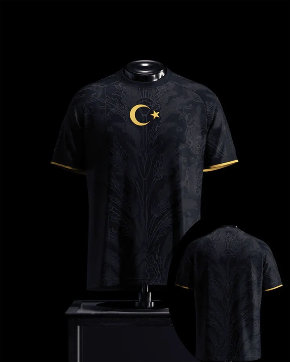 2026 Turkey Football fan Jersey Black and Red Special Edition 26-27, Lightweight, Breathable, Sportswear,Summer T-shirt for Men