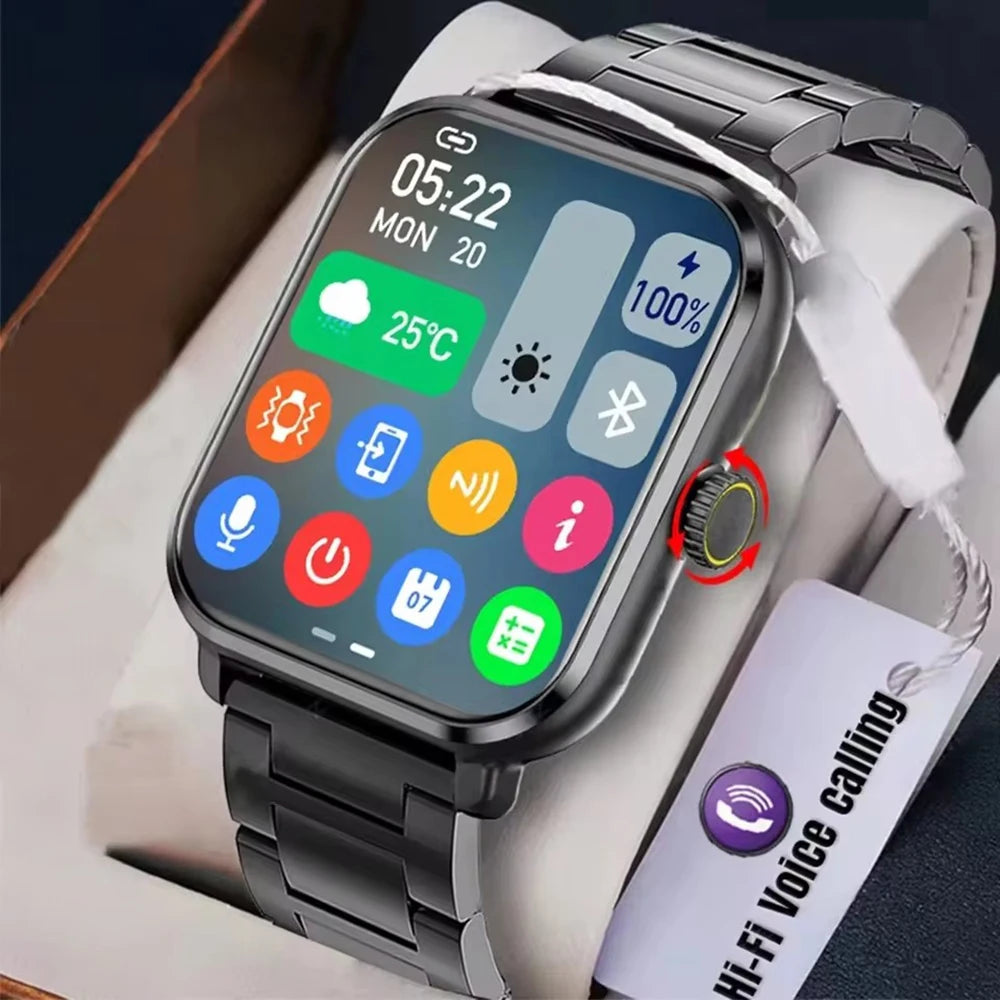 Smart Watch For Android IOS 1.83inch HD Display Bluetooth, Appel, Message, Alerte, Music, Sports, Multiple Mode Smartwatch Ht30