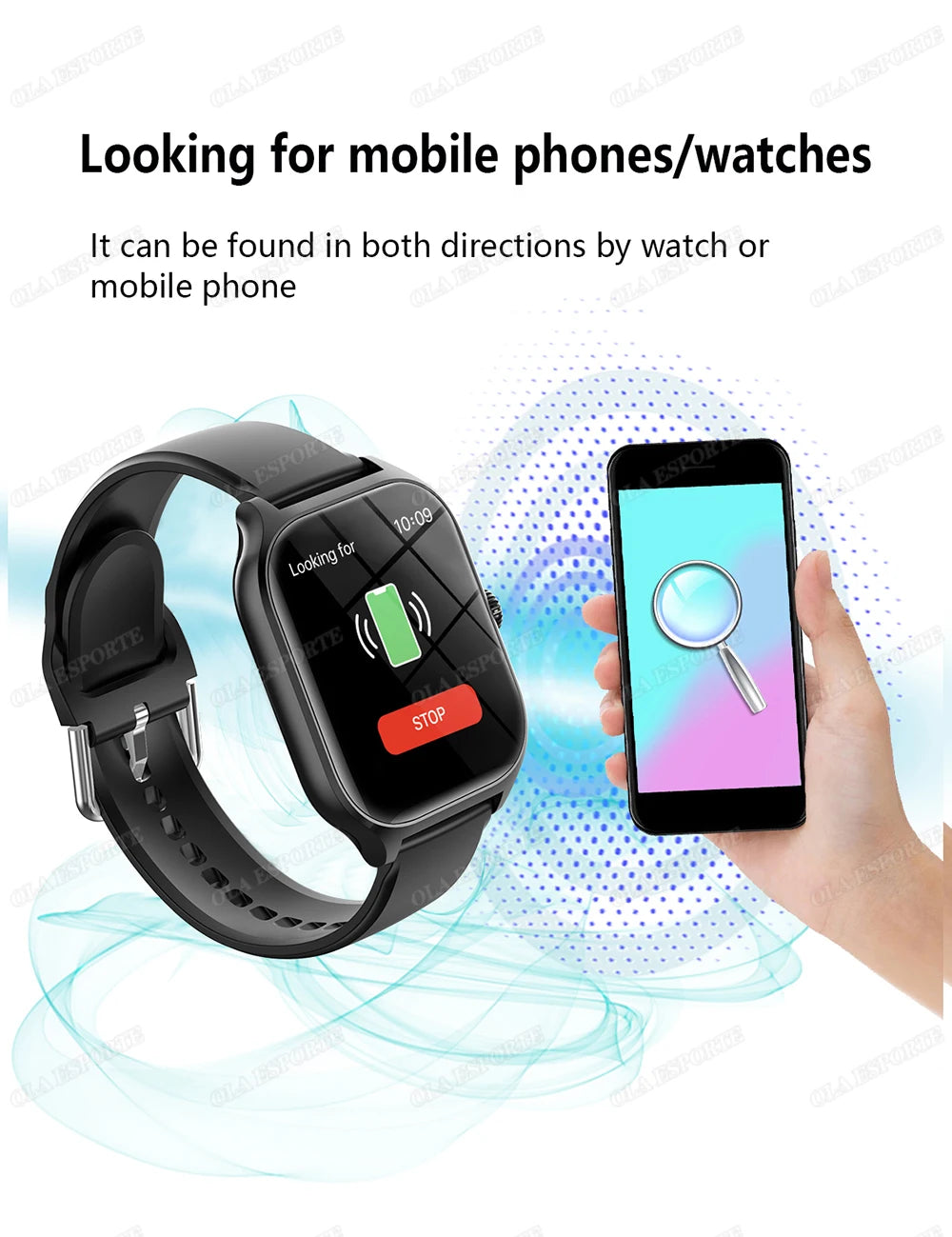 Smart Watch For Android IOS 1.83inch HD Display Bluetooth, Appel, Message, Alerte, Music, Sports, Multiple Mode Smartwatch Ht30