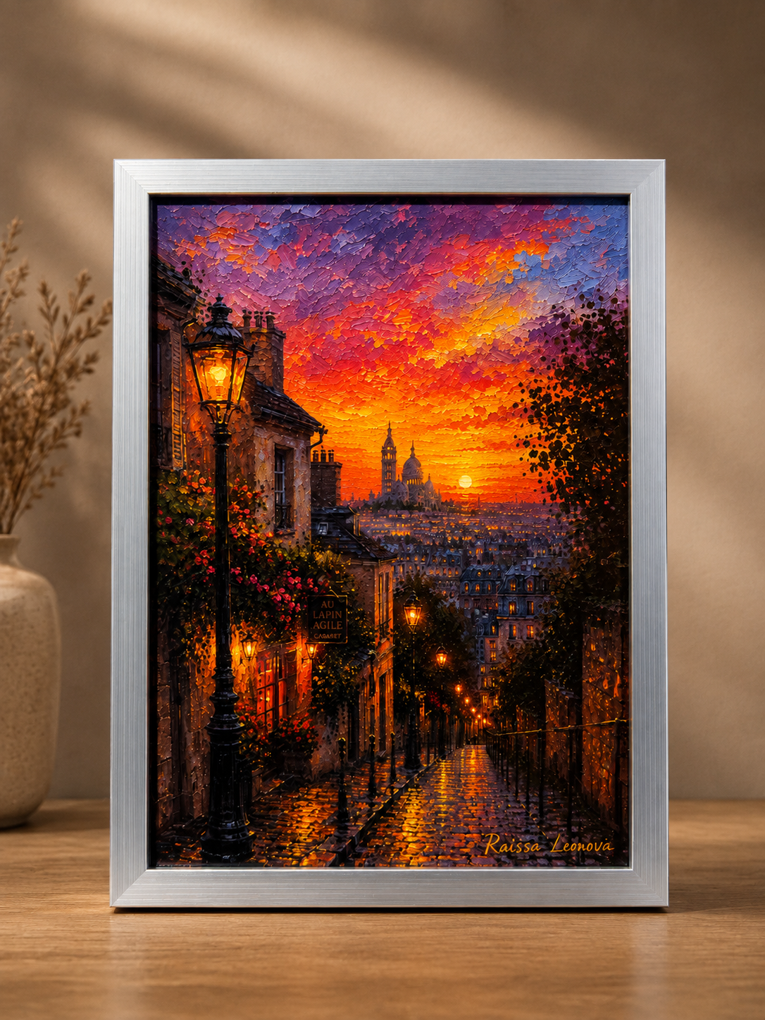 Tableau décoratif Montmartre Paris – Style peinture